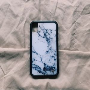 wildflower marble phone case